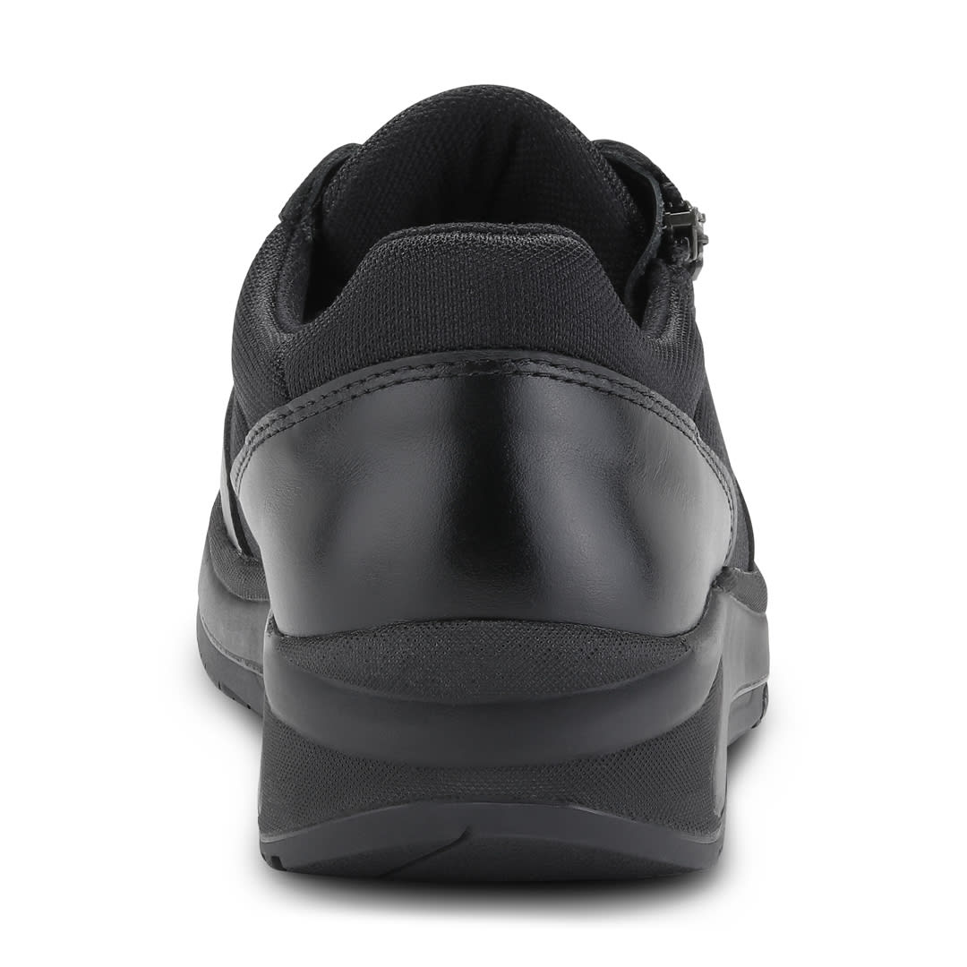 LIS - FLOW ZIPPER MESH/FULLGRAIN BLACK