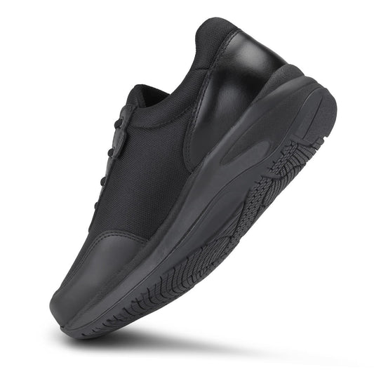 LIS - FLOW ZIPPER MESH/FULLGRAIN BLACK