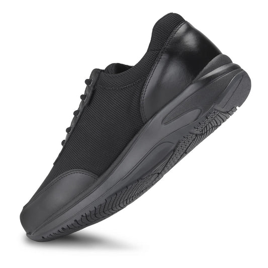 LEO - FLOW ZIPPER MESH/FULLGRAIN BLACK