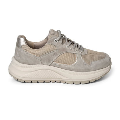 ANNA - MOVER LACE MESH/SUEDE BEIGE