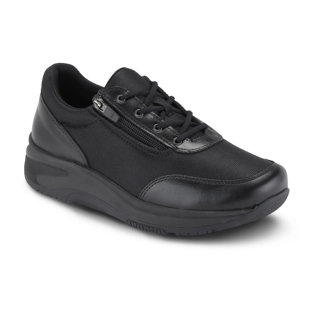 LIS - FLOW ZIPPER MESH/FULLGRAIN BLACK