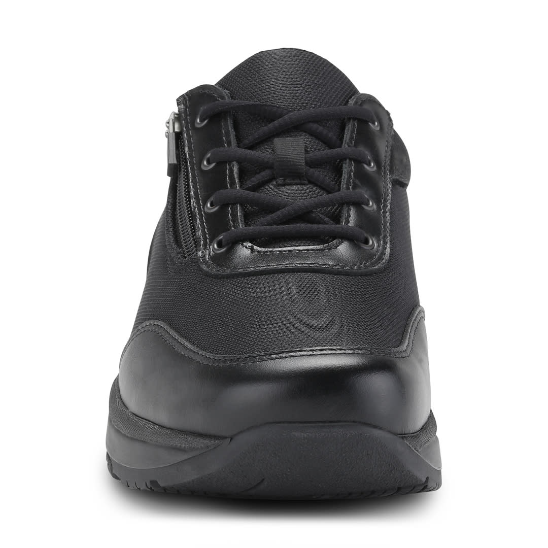 LIS - FLOW ZIPPER MESH/FULLGRAIN BLACK