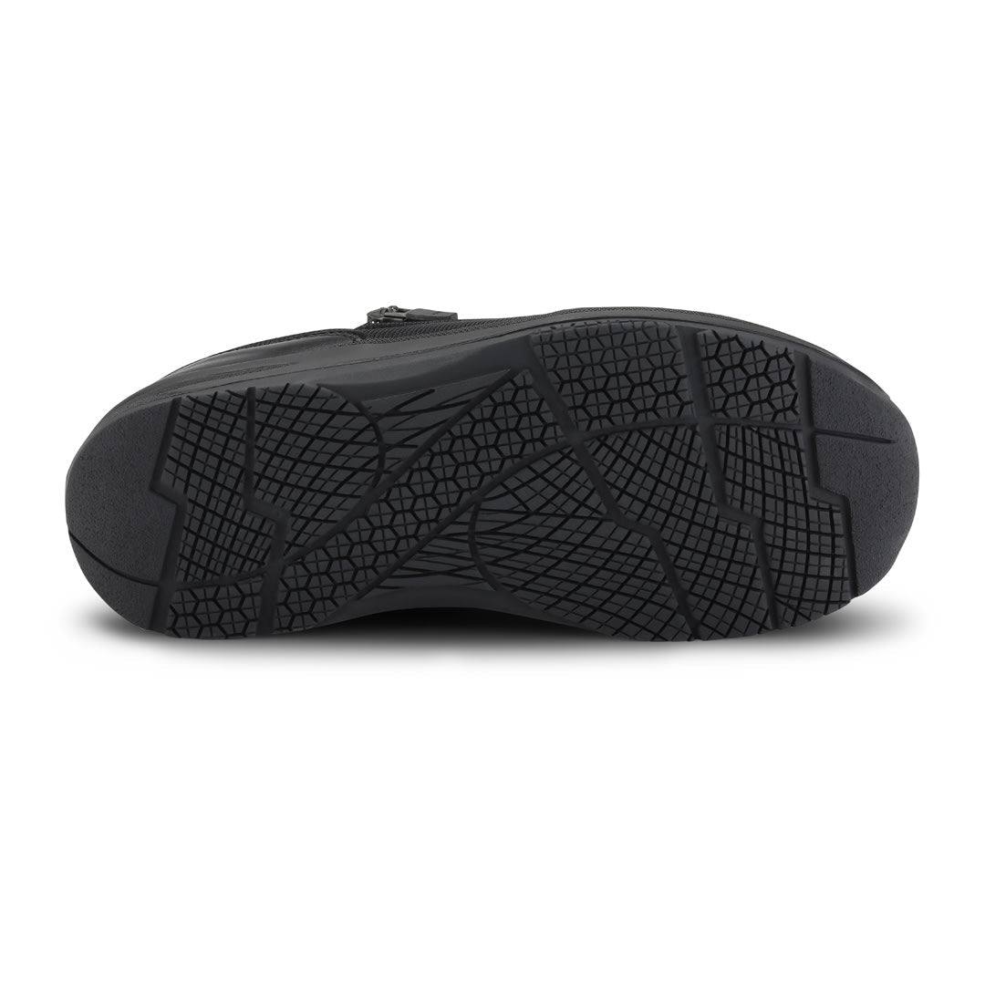 LIS - FLOW ZIPPER MESH/FULLGRAIN BLACK