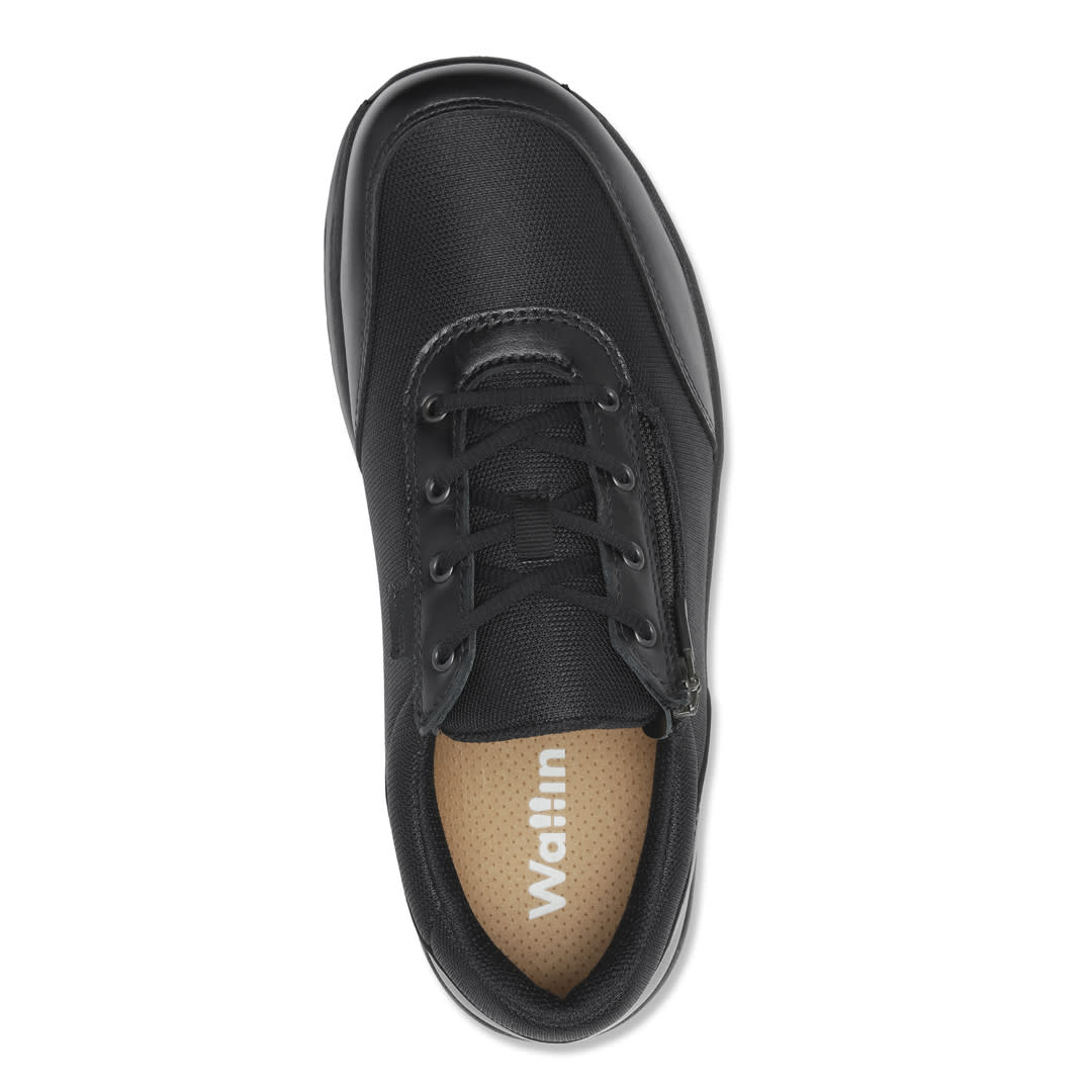 LIS - FLOW ZIPPER MESH/FULLGRAIN BLACK