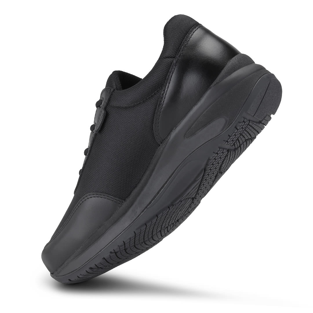 LIS - FLOW ZIPPER MESH/FULLGRAIN BLACK