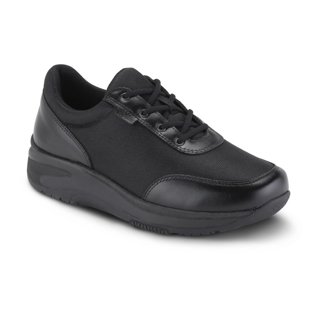 EMMA - FLOW LACE MESH/FULLGRAIN BLACK