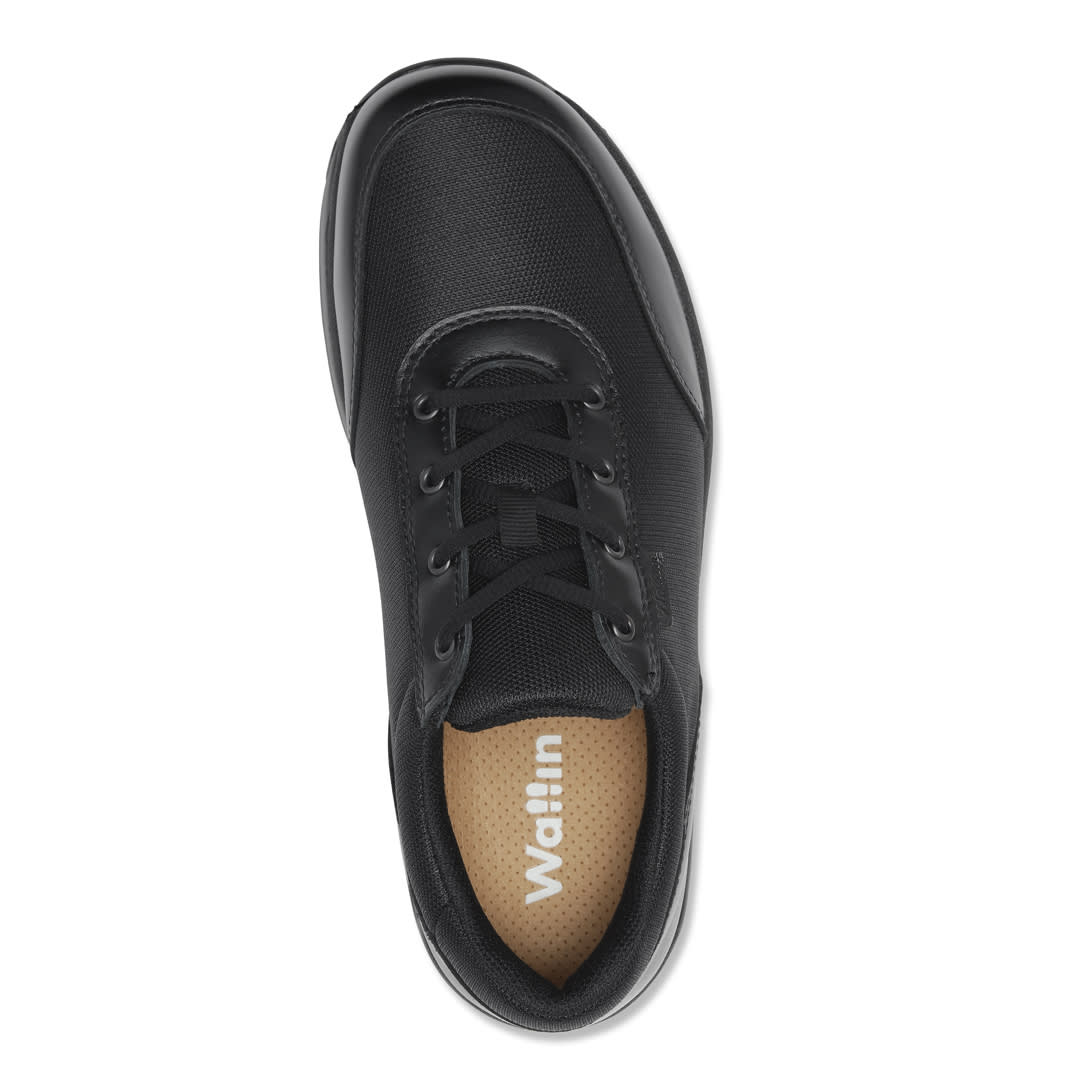 EMMA - FLOW LACE MESH/FULLGRAIN BLACK