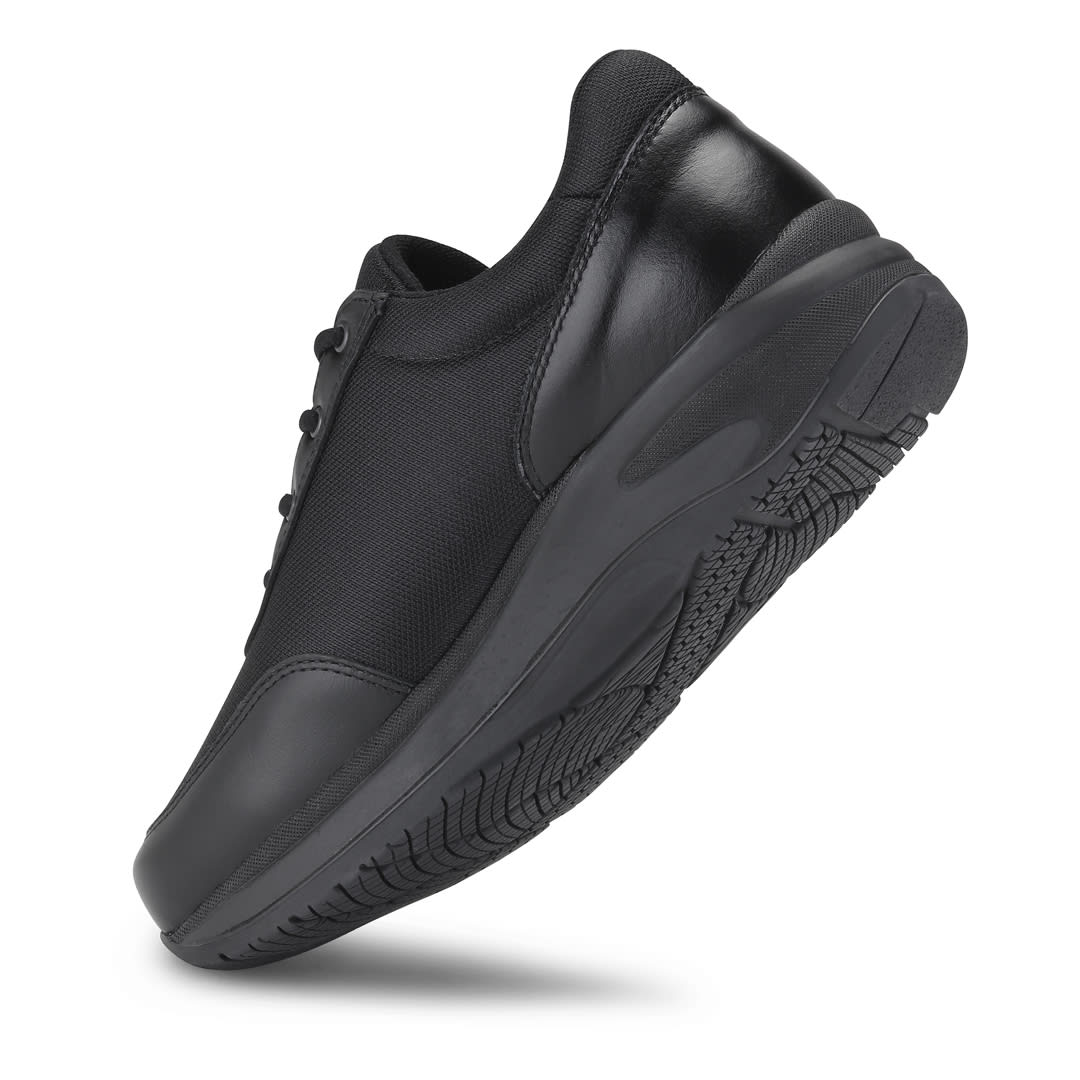 EMMA - FLOW LACE MESH/FULLGRAIN BLACK