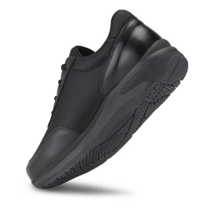 EMMA - FLOW LACE MESH/FULLGRAIN BLACK
