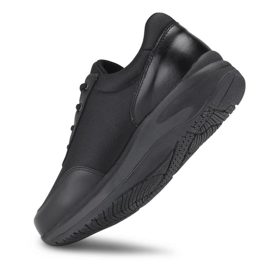 EMMA - FLOW LACE MESH/FULLGRAIN BLACK