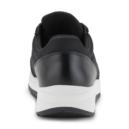 EMMA - FLOW LACE MESH/FULLGRAIN BLACK/WHITE