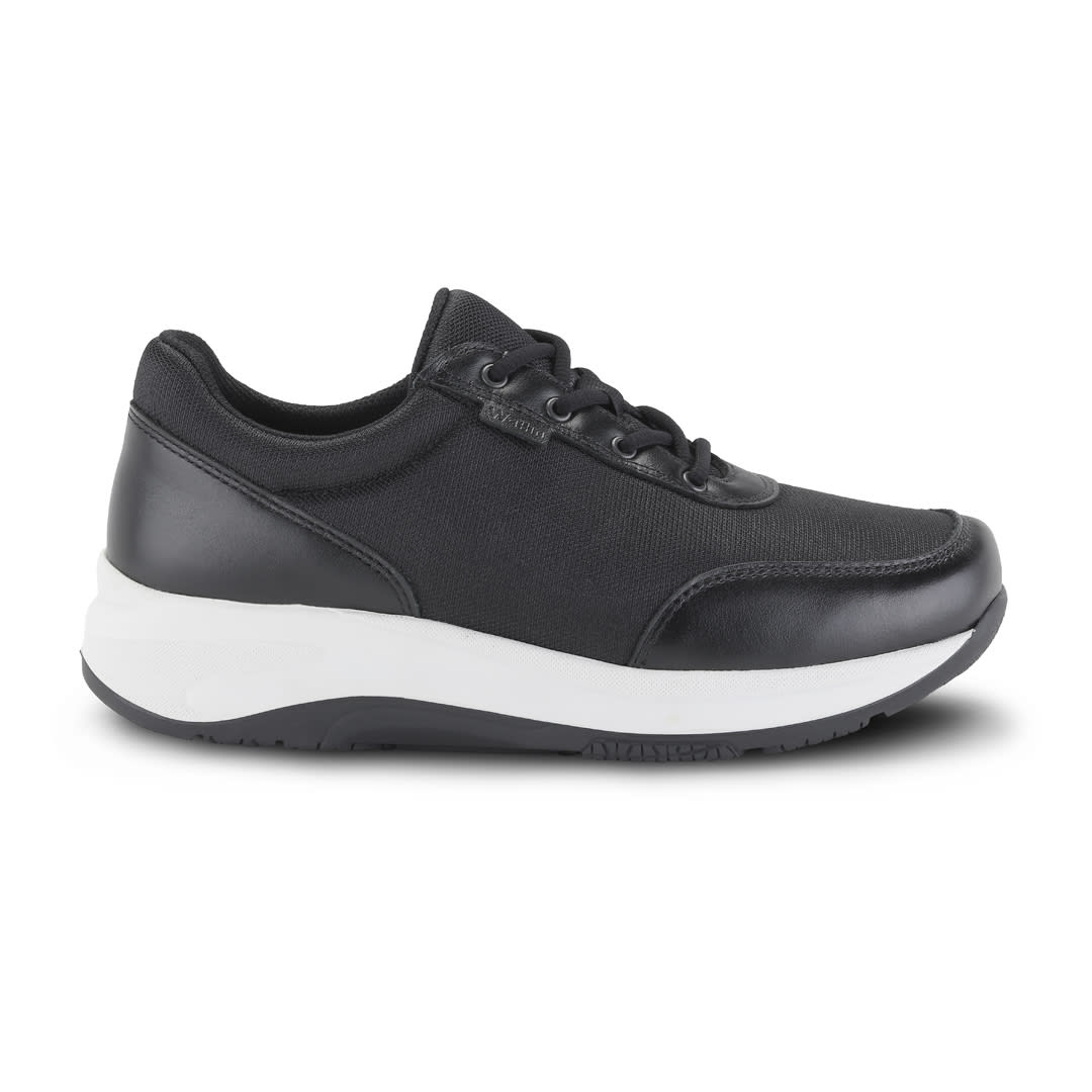 EMMA - FLOW LACE MESH/FULLGRAIN BLACK/WHITE