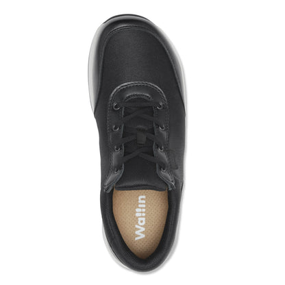 EMMA - FLOW LACE MESH/FULLGRAIN BLACK/WHITE