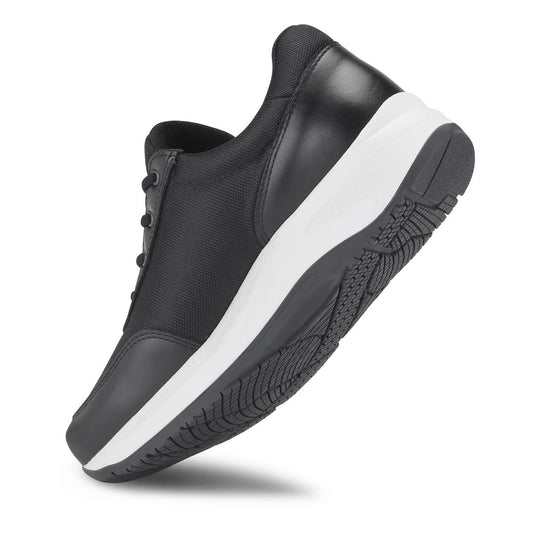 EMMA - FLOW LACE MESH/FULLGRAIN BLACK/WHITE