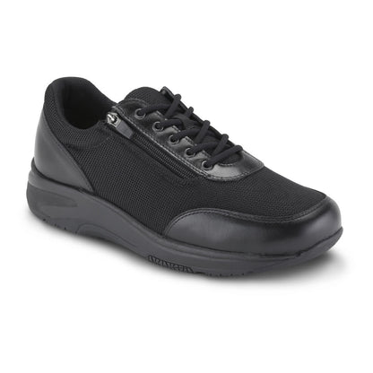 LEO - FLOW ZIPPER MESH/FULLGRAIN BLACK