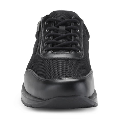 LEO - FLOW ZIPPER MESH/FULLGRAIN BLACK