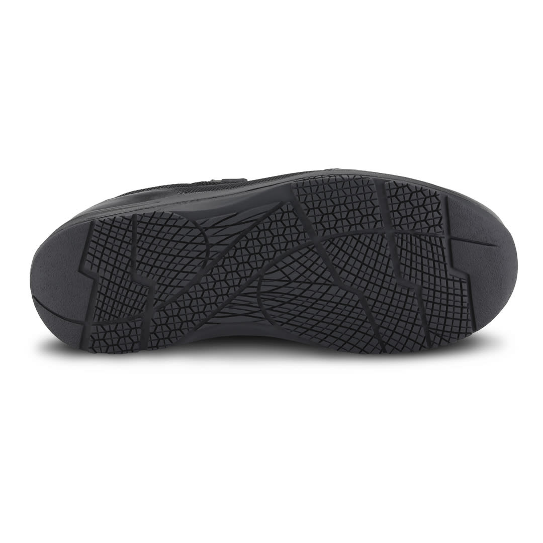 LEO - FLOW ZIPPER MESH/FULLGRAIN BLACK