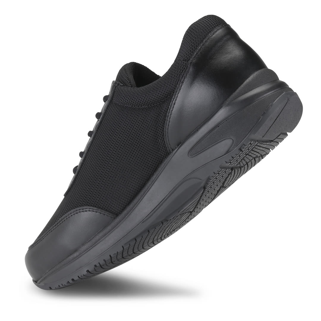 ERIK - FLOW LACE MESH/FULLGRAIN BLACK