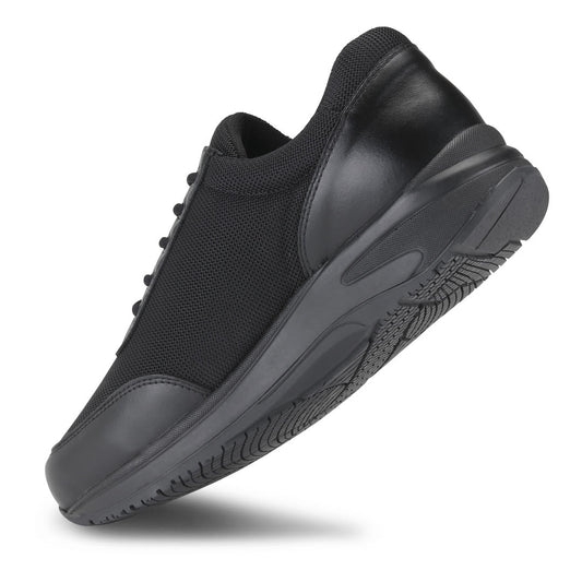 ERIK - FLOW LACE MESH/FULLGRAIN BLACK
